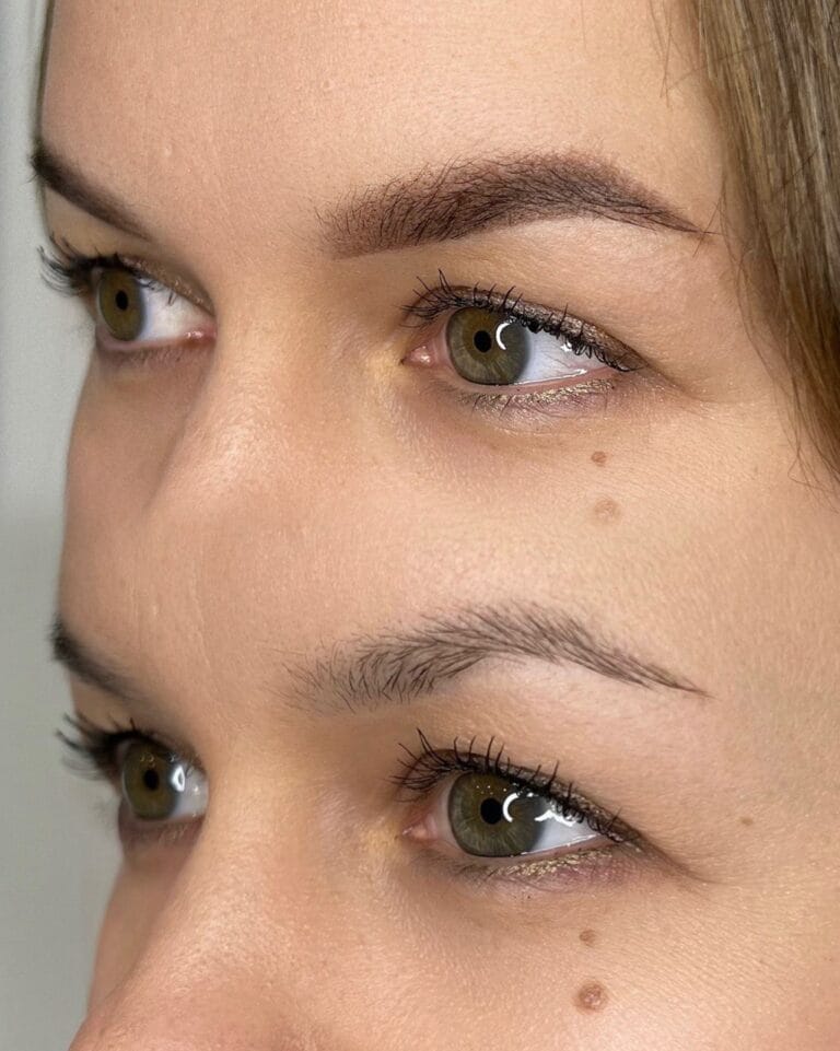 Härchentechnik bei Permanent Make-up in Hamburg – realistische Pigmentierung einzelner Härchen