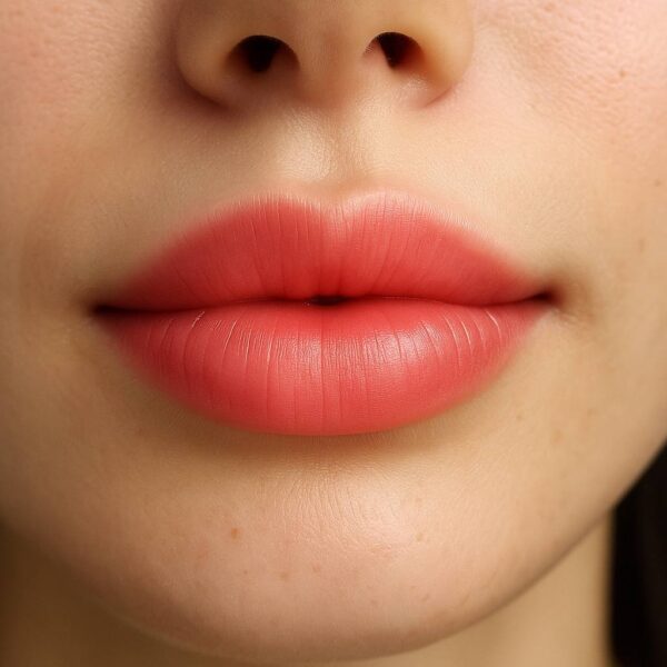Koreanische Lippen nach Permanent Make-up in Hamburg – zartes Lip Blush im Ombre-Stil ohne harte Konturen