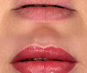 Permanent Make-up Lippen – Vorher-Nachher Lip Blush Hamburg